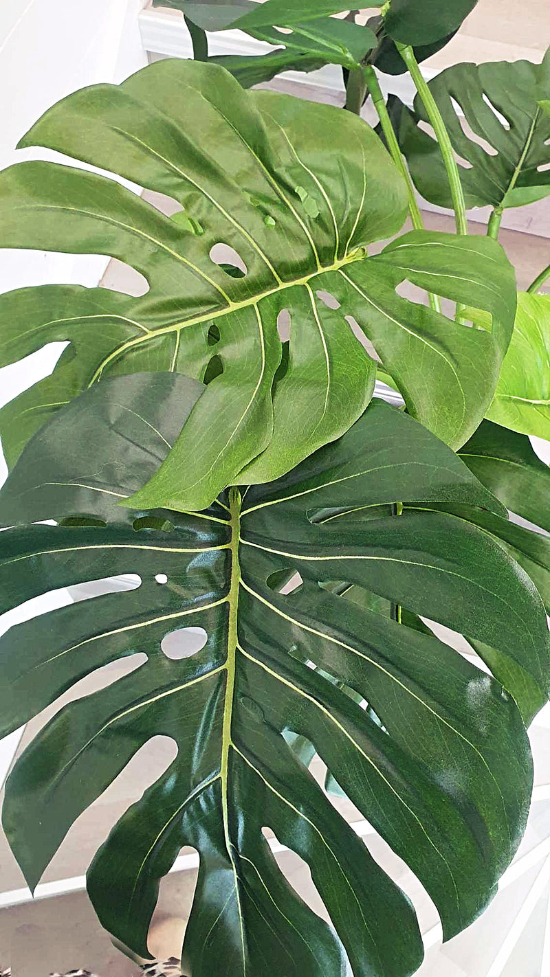 Artificial Monstera Potted Bush (Height: 75cm) - PTR0131