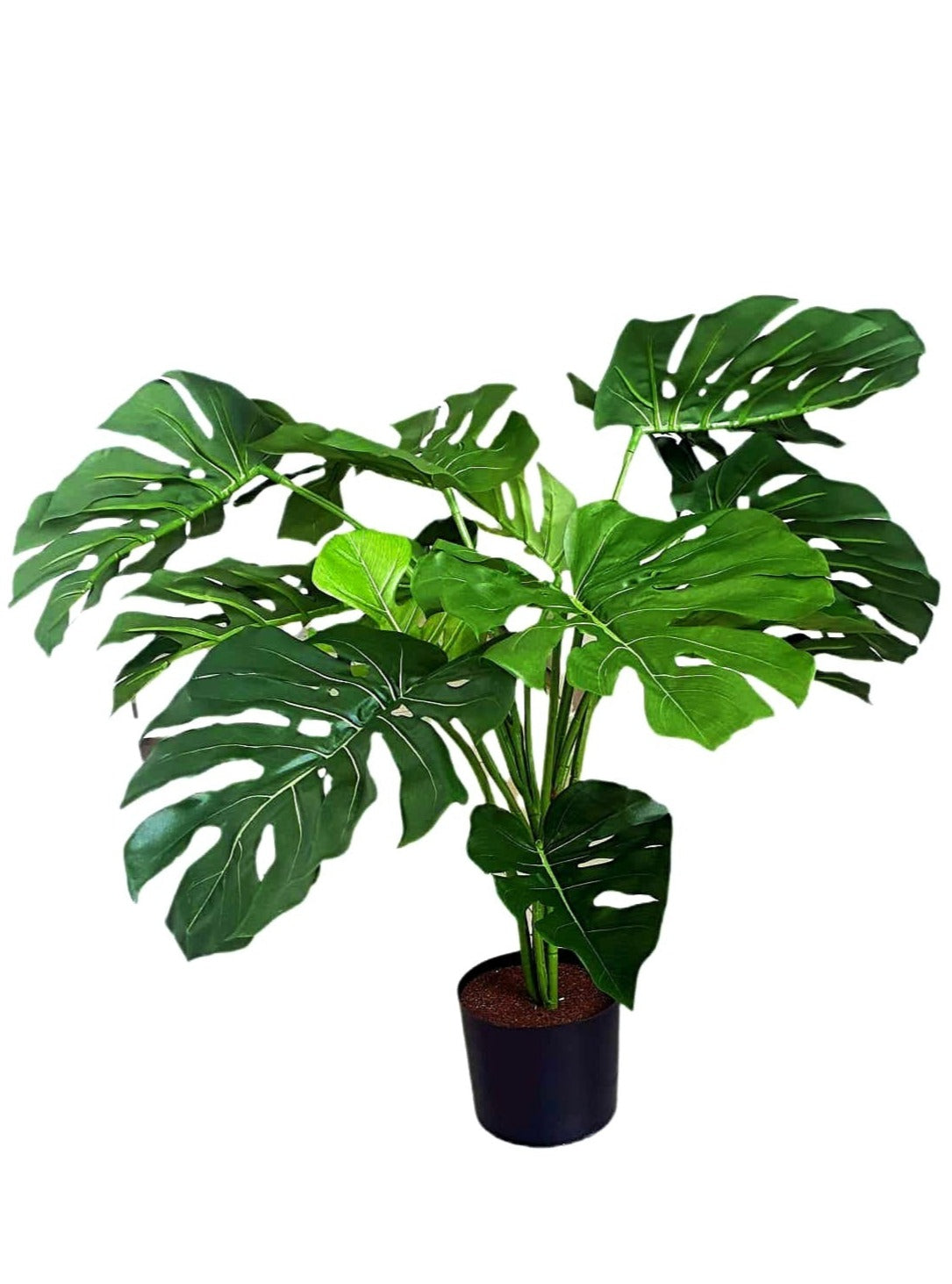 Artificial Monstera Potted Bush (Height: 75cm) - PTR0131