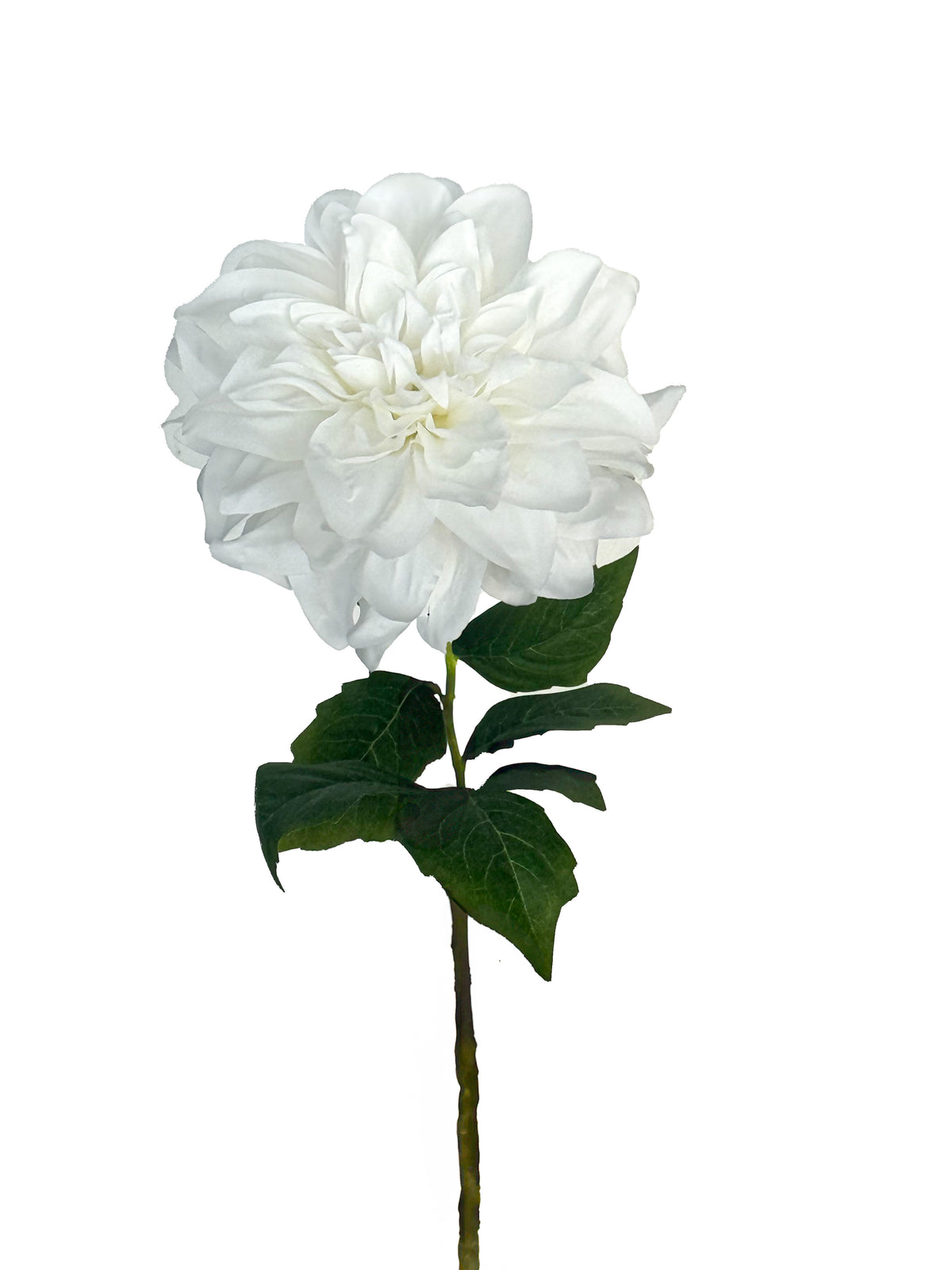 Artificial White Dhalia Branch | FLR0045