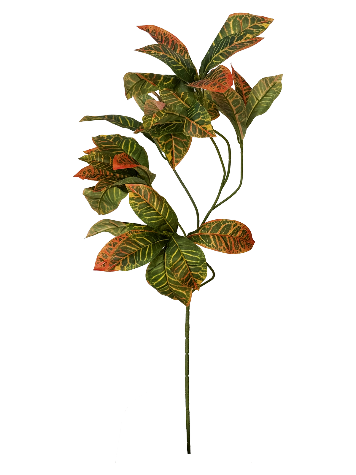 Croton Branch Green/Orange (Height:90cm) - FBR0077