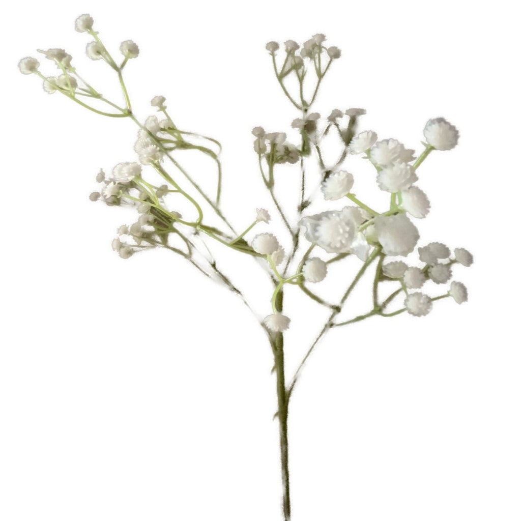 Artificial White Gypsophila Flower Branch (62cm) | FBR0035