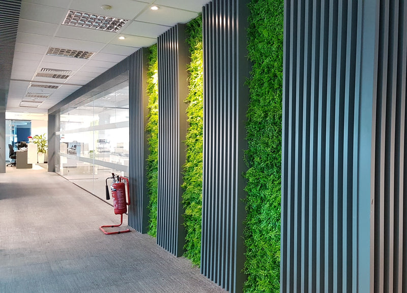 Τεχνητή τροπική πράσινη επιτροπή τοίχων ύφους (50cmx50cm) - A038