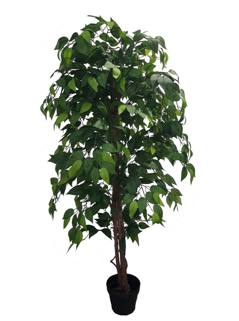 Τεχνητό δέντρο Ficus με φύλλα μετάξι (Ύψος: 150cm / 160cm / 180cm) - 25000-150 / AL15088 / 25001-180