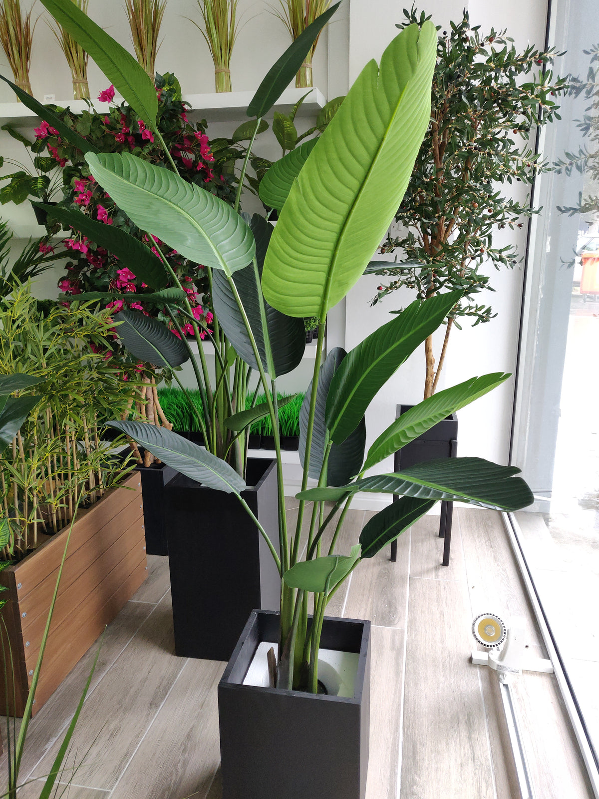 plastic bird of paradise plant Artificial Strelitzia