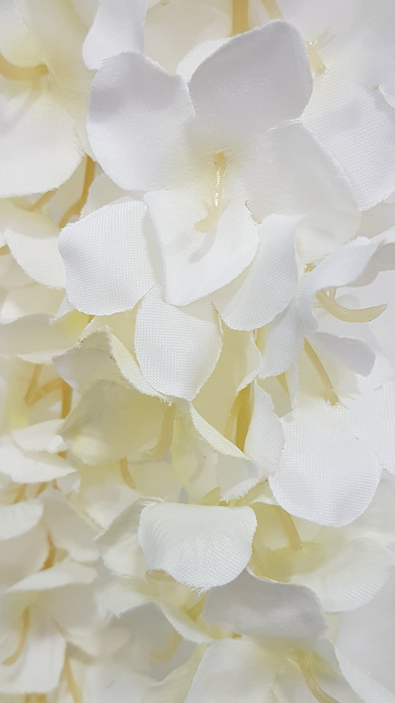 Τεχνητό κλαδί Wisteria (Λευκό) (Μήκος: 150εκ)