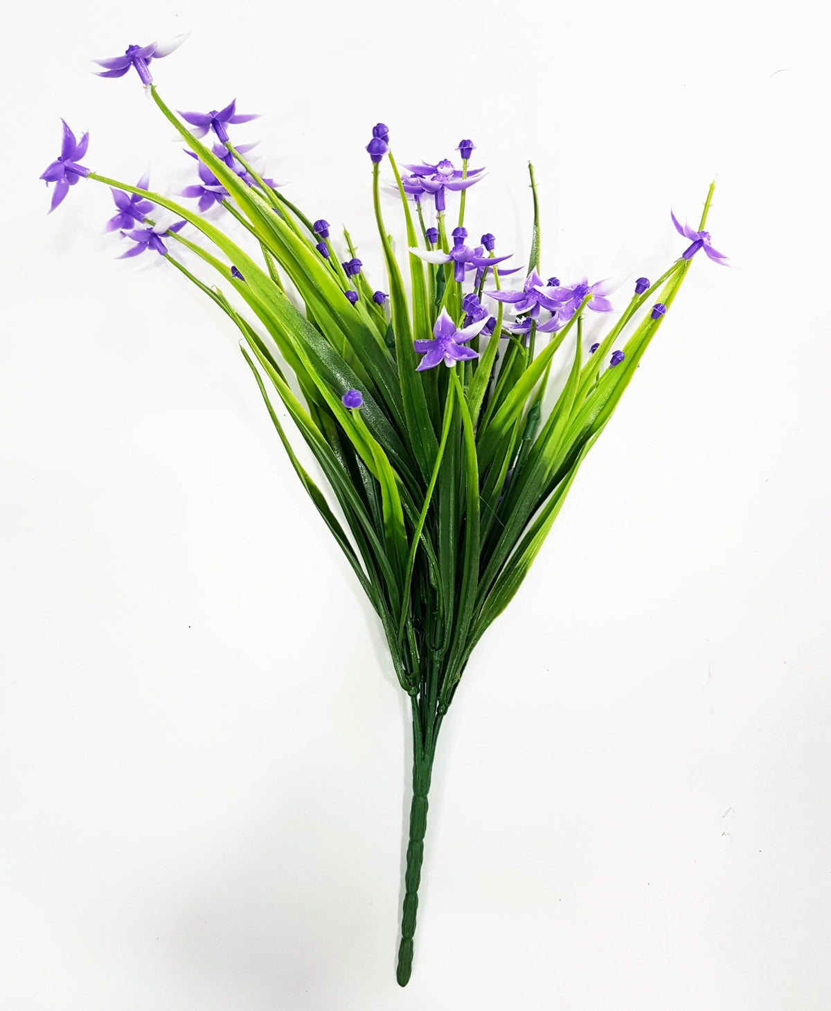 Artificial small purple jasmine flower branch (Length: 35cm) - With UV protection | G0680D019